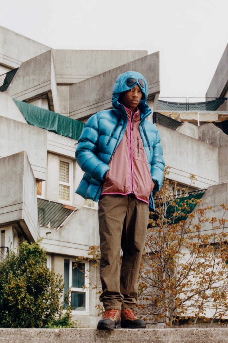 Rejjie Snow C.P. Company Fall/Winter 2019 Campaign "Paris Mon Amour" 'Eyes on the City' Goggle Jackets Red Orange Blue Green Brown