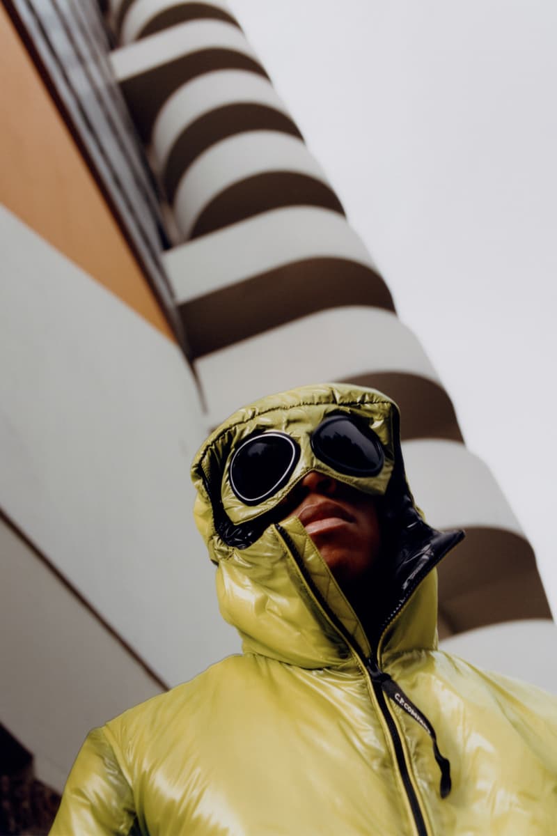 Rejjie Snow C.P. Company Fall/Winter 2019 Campaign "Paris Mon Amour" 'Eyes on the City' Goggle Jackets Red Orange Blue Green Brown