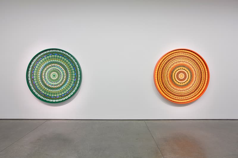 damien hirst mandalas white cube masons yard london exhibition artworks