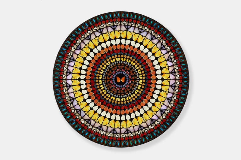 damien hirst mandalas white cube masons yard london exhibition artworks