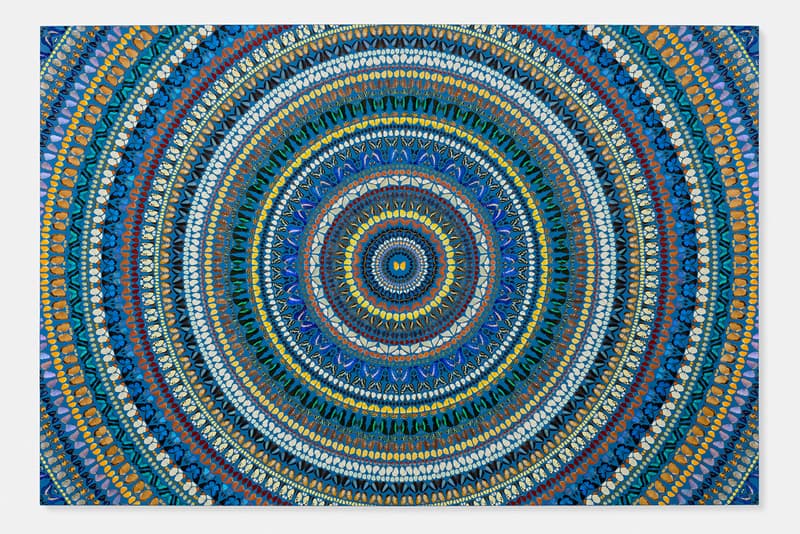 damien hirst mandalas white cube masons yard london exhibition artworks
