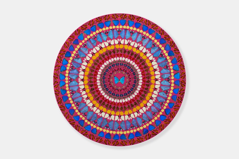 damien hirst mandalas white cube masons yard london exhibition artworks 
