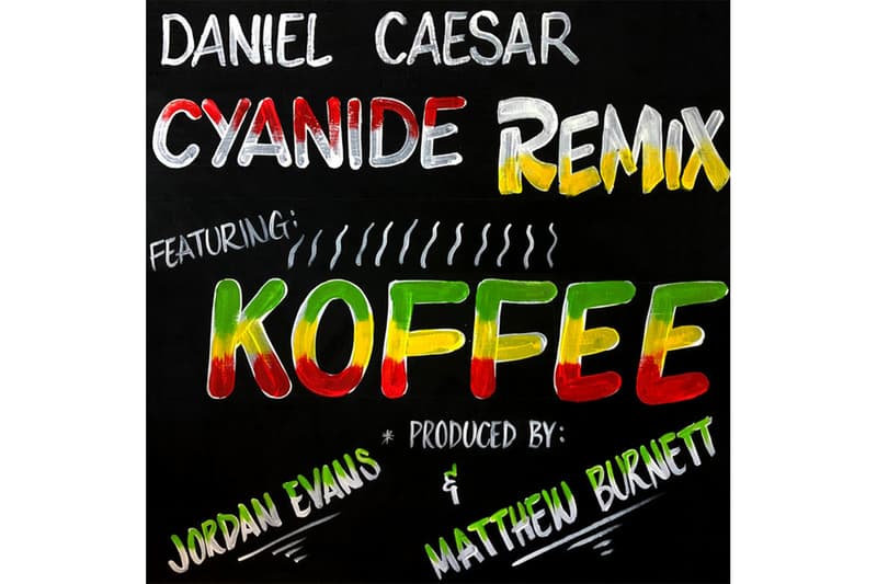 Daniel Caeser "CYANIDE REMIX" Feat. Koffee single Stream spotify apple music listen now
