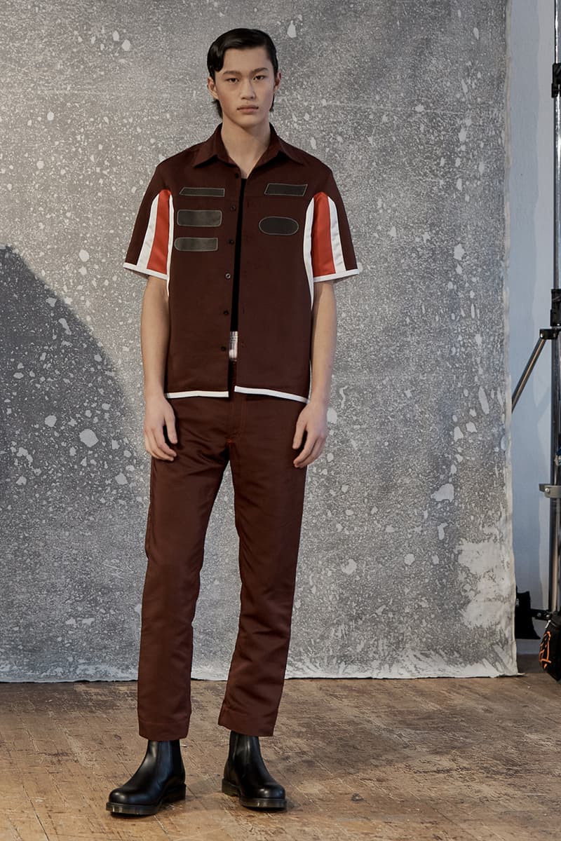 Daniel W. Fletcher Fall Winter 2019 FW19 Collection Lookbook "Postcards From the North" Prince of Wales Check Merino Wool Fabrics Textiles British Designer Menswear Heritage Abraham Moon & Sons