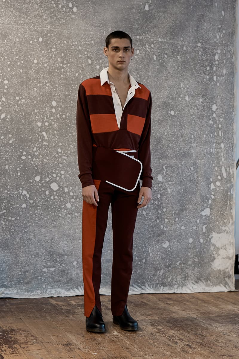 Daniel W. Fletcher Fall Winter 2019 FW19 Collection Lookbook "Postcards From the North" Prince of Wales Check Merino Wool Fabrics Textiles British Designer Menswear Heritage Abraham Moon & Sons