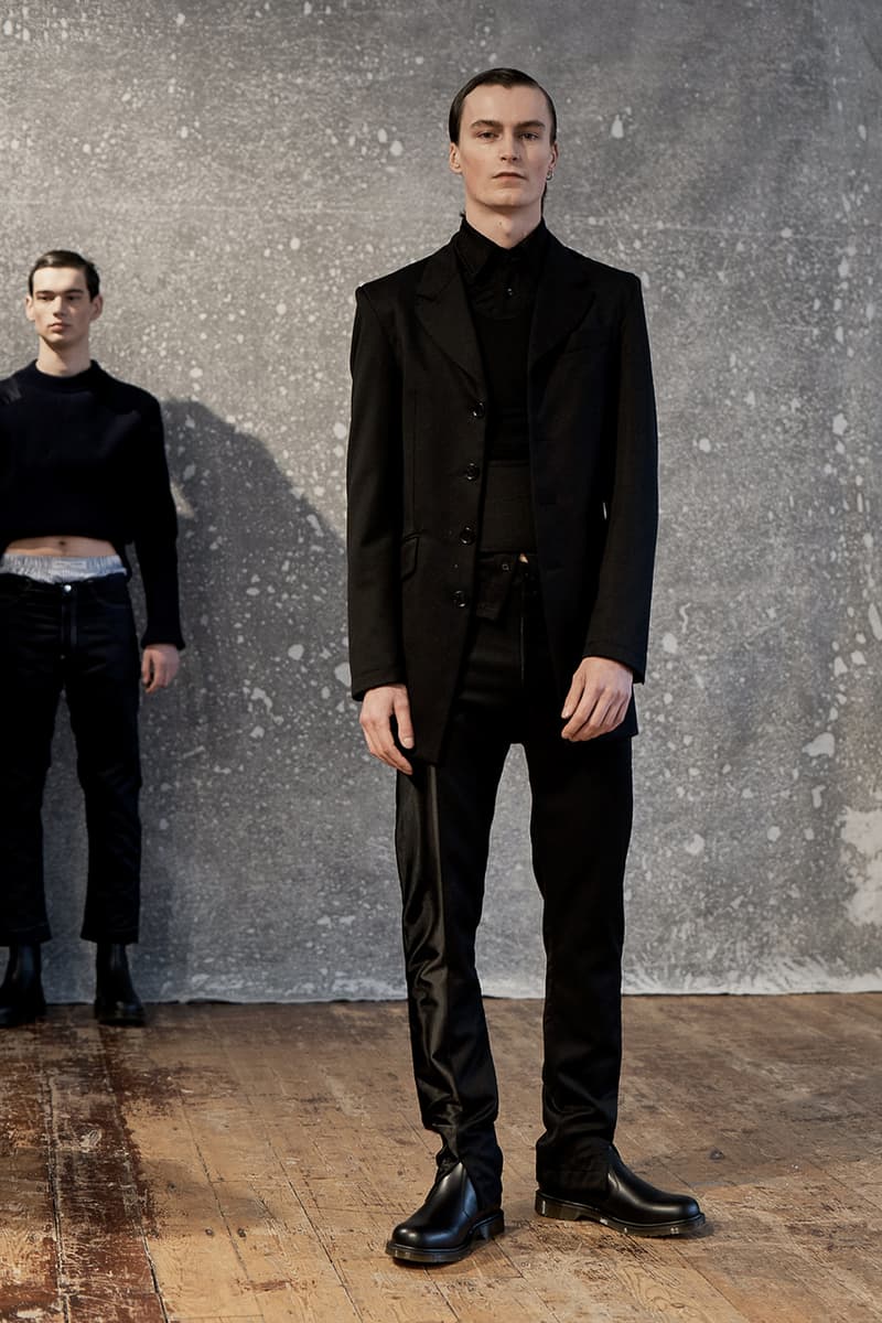 Daniel W. Fletcher Fall Winter 2019 FW19 Collection Lookbook "Postcards From the North" Prince of Wales Check Merino Wool Fabrics Textiles British Designer Menswear Heritage Abraham Moon & Sons