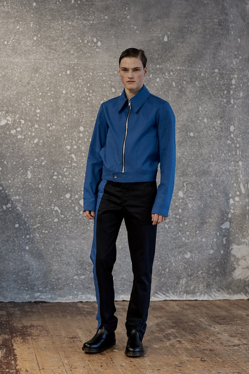 Daniel W. Fletcher Fall Winter 2019 FW19 Collection Lookbook "Postcards From the North" Prince of Wales Check Merino Wool Fabrics Textiles British Designer Menswear Heritage Abraham Moon & Sons