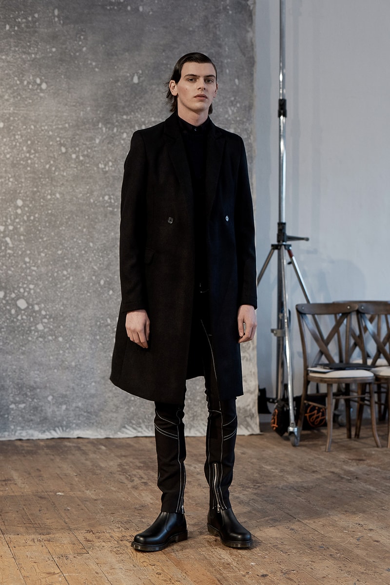 Daniel W. Fletcher Fall Winter 2019 FW19 Collection Lookbook "Postcards From the North" Prince of Wales Check Merino Wool Fabrics Textiles British Designer Menswear Heritage Abraham Moon & Sons