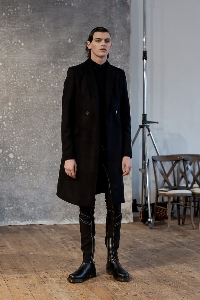Daniel W. Fletcher Fall Winter 2019 FW19 Collection Lookbook "Postcards From the North" Prince of Wales Check Merino Wool Fabrics Textiles British Designer Menswear Heritage Abraham Moon & Sons