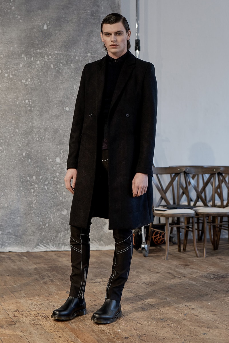 Daniel W. Fletcher Fall Winter 2019 FW19 Collection Lookbook "Postcards From the North" Prince of Wales Check Merino Wool Fabrics Textiles British Designer Menswear Heritage Abraham Moon & Sons