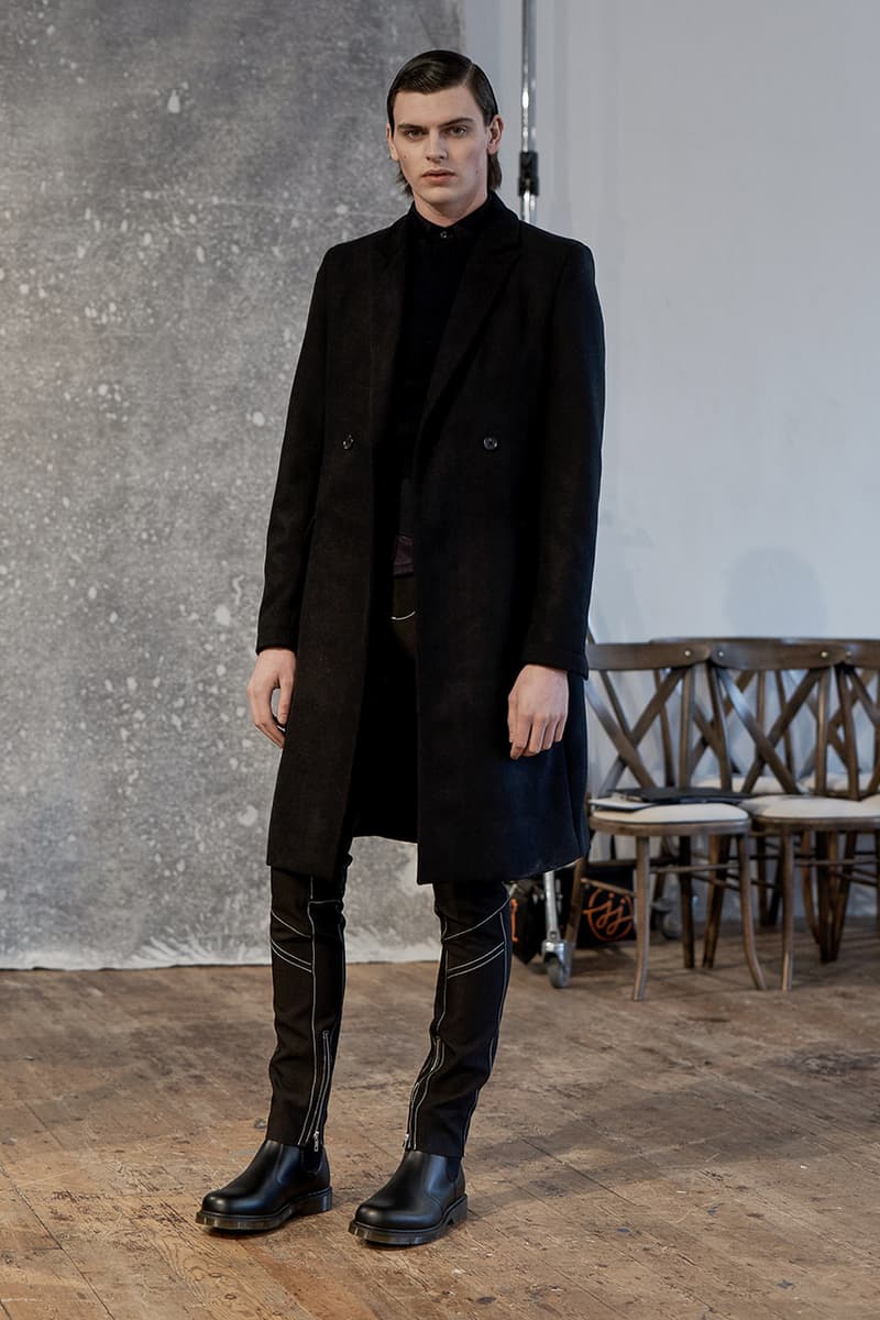 Daniel W. Fletcher Fall Winter 2019 FW19 Collection Lookbook "Postcards From the North" Prince of Wales Check Merino Wool Fabrics Textiles British Designer Menswear Heritage Abraham Moon & Sons