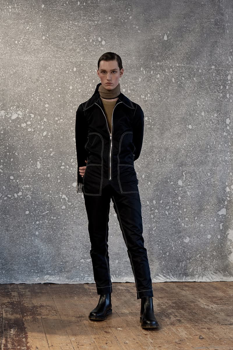 Daniel W. Fletcher Fall Winter 2019 FW19 Collection Lookbook "Postcards From the North" Prince of Wales Check Merino Wool Fabrics Textiles British Designer Menswear Heritage Abraham Moon & Sons