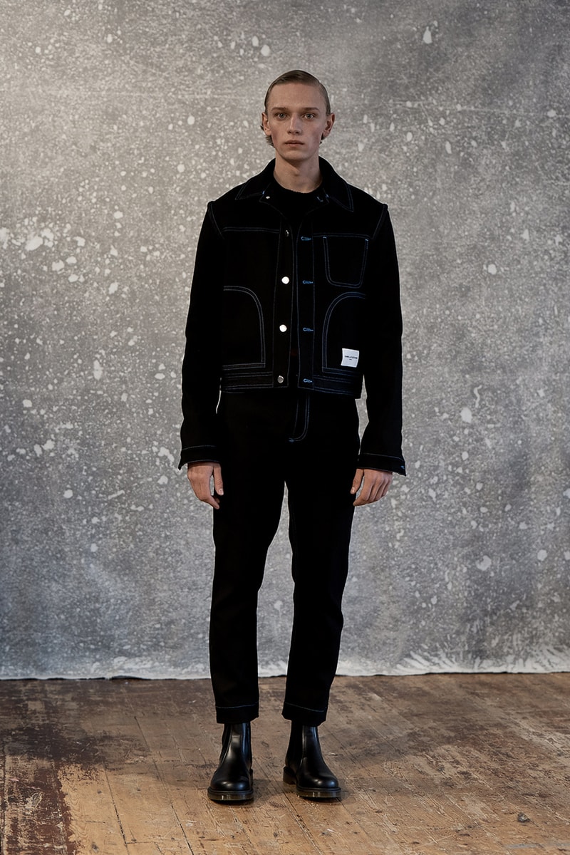 Daniel W. Fletcher Fall Winter 2019 FW19 Collection Lookbook "Postcards From the North" Prince of Wales Check Merino Wool Fabrics Textiles British Designer Menswear Heritage Abraham Moon & Sons