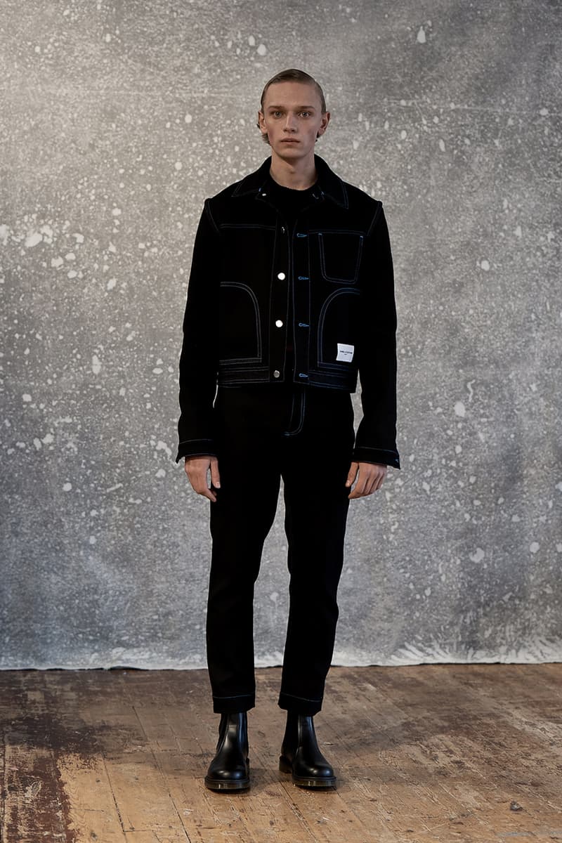 Daniel W. Fletcher Fall Winter 2019 FW19 Collection Lookbook "Postcards From the North" Prince of Wales Check Merino Wool Fabrics Textiles British Designer Menswear Heritage Abraham Moon & Sons