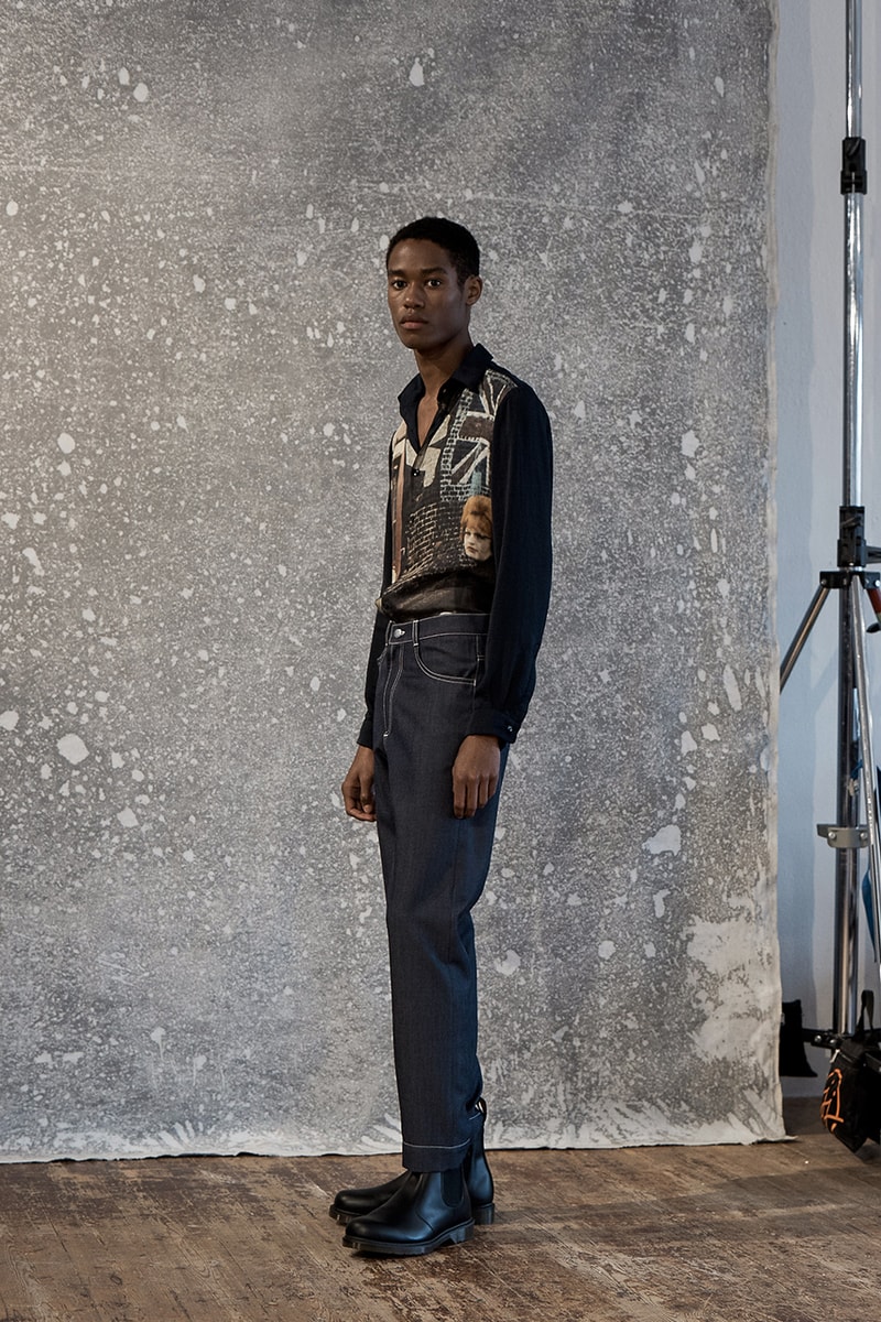 Daniel W. Fletcher Fall Winter 2019 FW19 Collection Lookbook "Postcards From the North" Prince of Wales Check Merino Wool Fabrics Textiles British Designer Menswear Heritage Abraham Moon & Sons