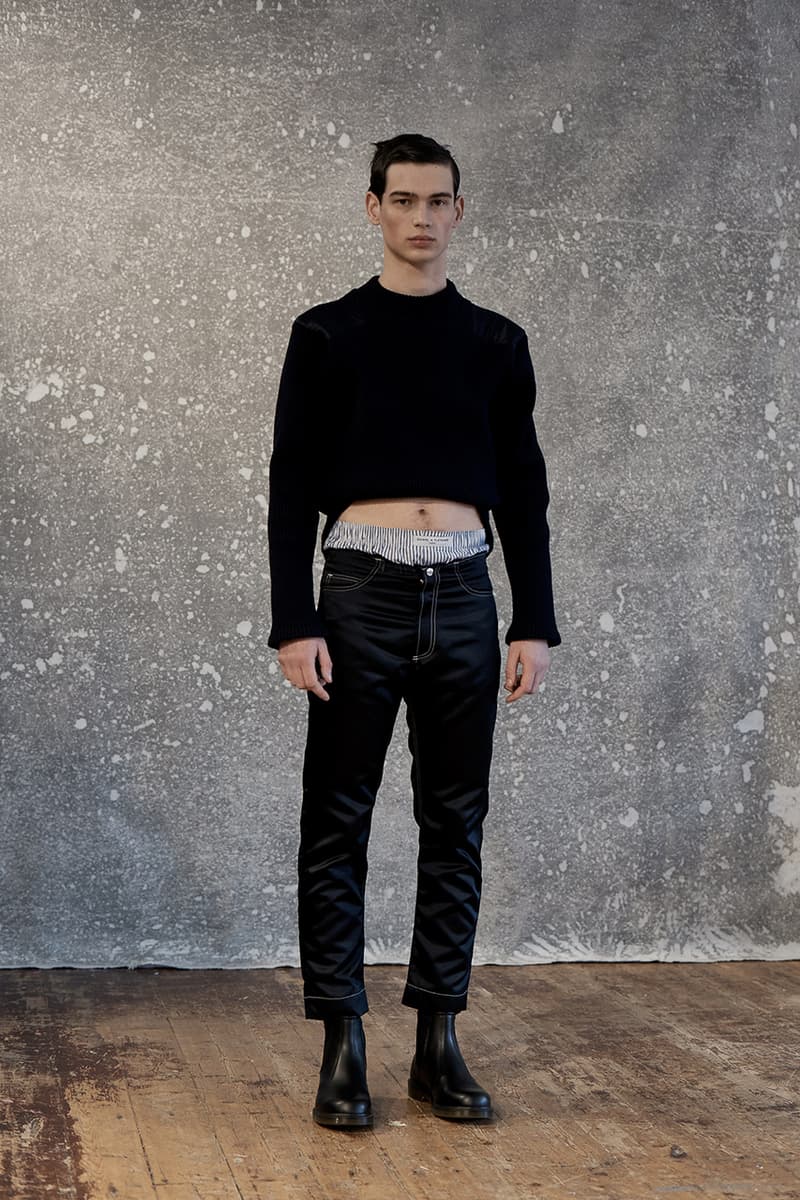 Daniel W. Fletcher Fall Winter 2019 FW19 Collection Lookbook "Postcards From the North" Prince of Wales Check Merino Wool Fabrics Textiles British Designer Menswear Heritage Abraham Moon & Sons