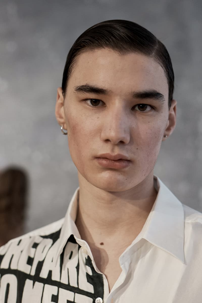 Daniel W. Fletcher Fall Winter 2019 FW19 Collection Lookbook "Postcards From the North" Prince of Wales Check Merino Wool Fabrics Textiles British Designer Menswear Heritage Abraham Moon & Sons