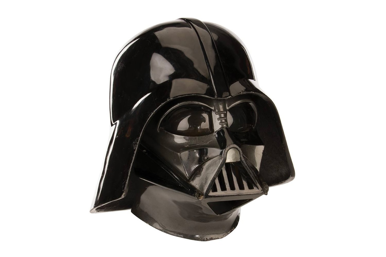 'Star Wars: The Empire Strikes Back' Darth Vader Helmet Auction David Prowse 1980 used in film real science fiction fantasy Lucasfilm George Lucas luke skywalker collectible memorabilia 