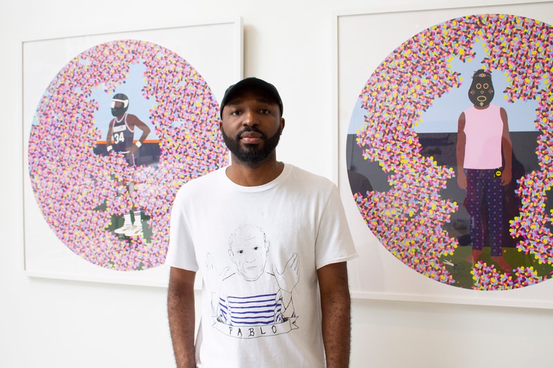 Dennis Osadebe "Field Of Dreams" Exhibition Avenue des Arts Los Angeles Pixelation Sculptures 