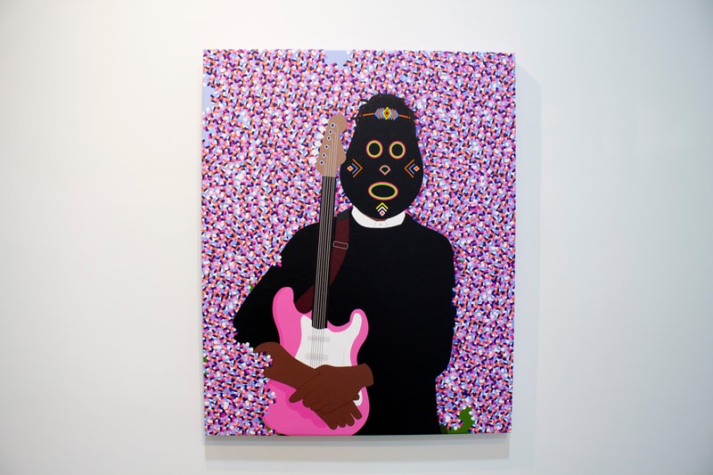 Dennis Osadebe "Field Of Dreams" Exhibition Avenue des Arts Los Angeles Pixelation Sculptures 