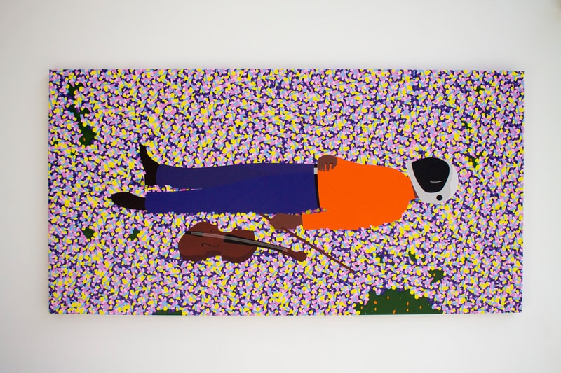 Dennis Osadebe "Field Of Dreams" Exhibition Avenue des Arts Los Angeles Pixelation Sculptures 