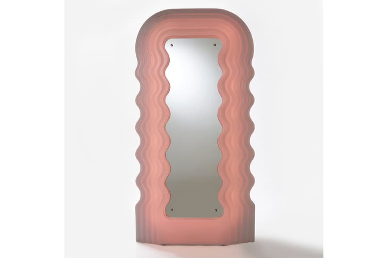 designboom 20th Anniversary "Treasures on Tape" Ettore Sottsass Mobili Grigi Grey Furniture Mirror Bed