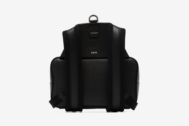 Dior Homme Black Saddle Leather Backpack Release Brown's Brown's Fashion Bags Kim Jones Cobra Belt 