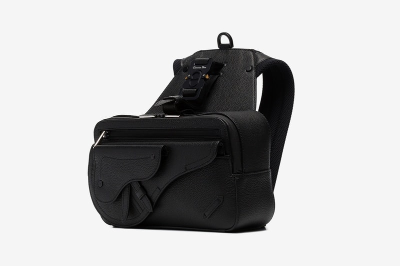 Dior Homme Black Saddle Leather Backpack Release Brown's Brown's Fashion Bags Kim Jones Cobra Belt 