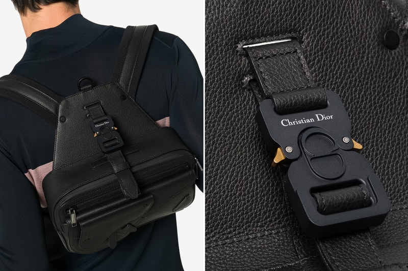 Dior Homme Black Saddle Leather Backpack Release Brown's Brown's Fashion Bags Kim Jones Cobra Belt 