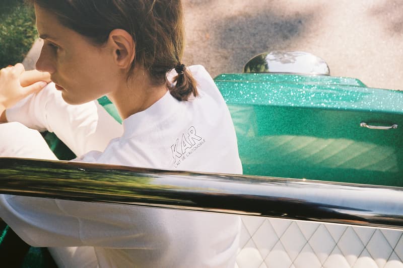 Dover Street Market NY L’Art De l’Automobile Car Racing Capsule Collection Lookbook Garage T-Shirt DSMNY Motorsport Installation