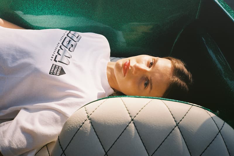 Dover Street Market NY L’Art De l’Automobile Car Racing Capsule Collection Lookbook Garage T-Shirt DSMNY Motorsport Installation