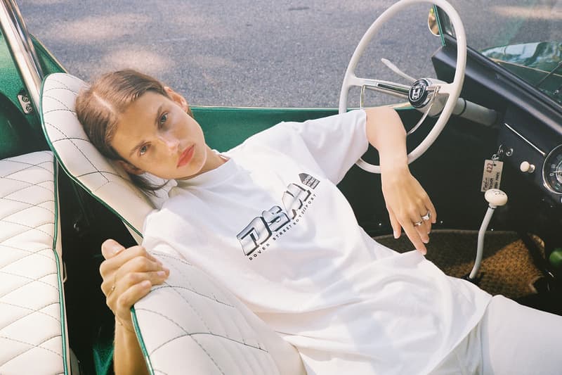 Dover Street Market NY L’Art De l’Automobile Car Racing Capsule Collection Lookbook Garage T-Shirt DSMNY Motorsport Installation
