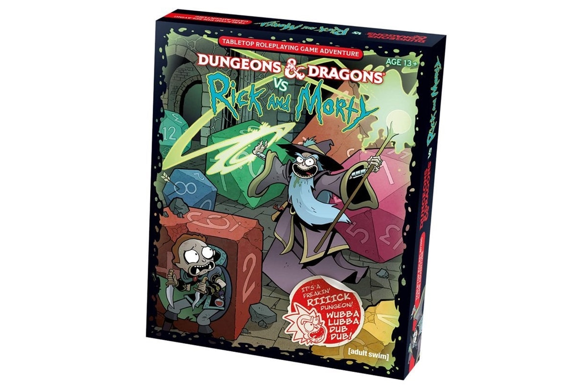 Dungeons & Dragons vs Rick and Morty Starter Set Pre-Order Wizards of the Coast Adult Swim Release Info Buy