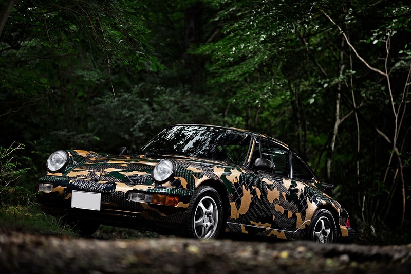 FDMTL Wraps Porsche 964 Sashiko Camouflage Custom wrap like a king carrera
