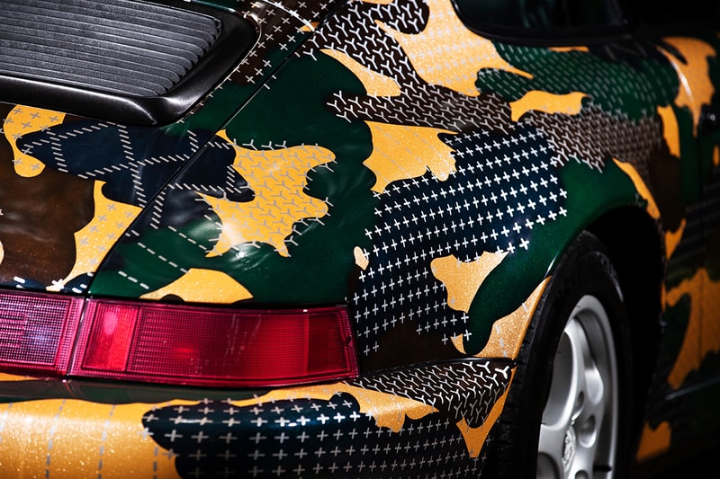 FDMTL Wraps Porsche 964 Sashiko Camouflage Custom wrap like a king carrera