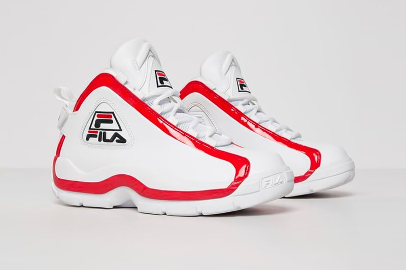 FILA Grant Hill 2 1BM00637 1BM00639 rerelease september 2019 pictures images release date info buy purchase cost imagery pics photos shots sneakers shoes white red black low navy
