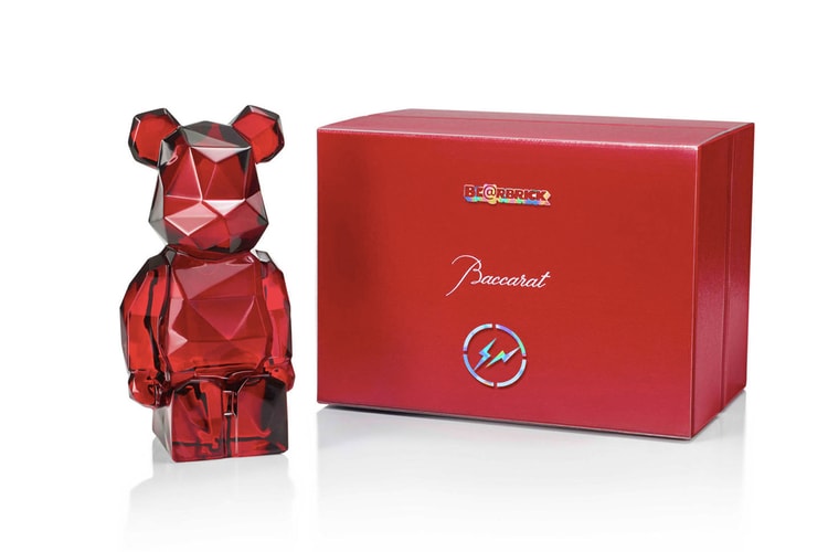 fragment design & Baccarat Return With $1,800 USD Red Crystal BE@RBRICK