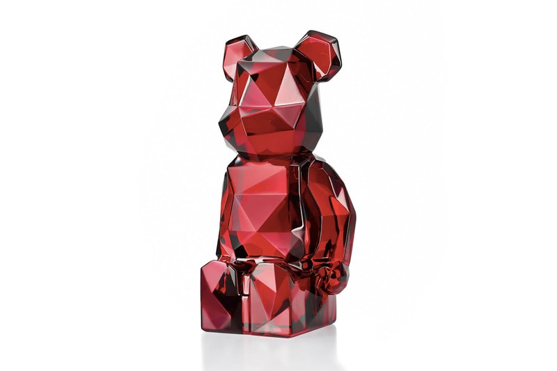 Baccarat fragment design Medicom Toy BE@RBRICK bearbrick Figure Polygon Red Crystal fall 2019 release 