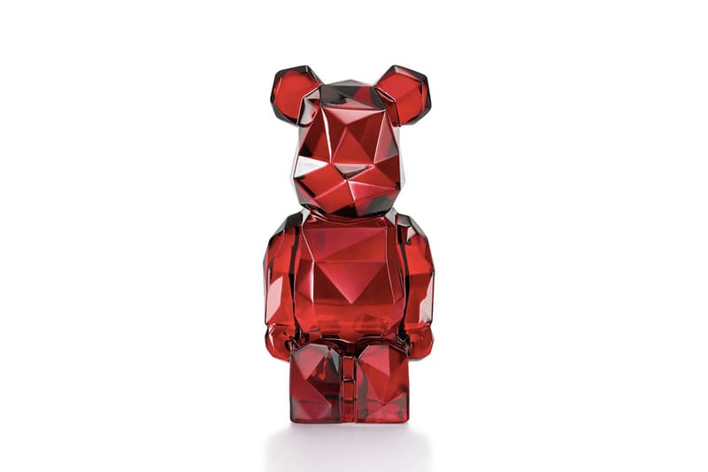 Baccarat fragment design Medicom Toy BE@RBRICK bearbrick Figure Polygon Red Crystal fall 2019 release 