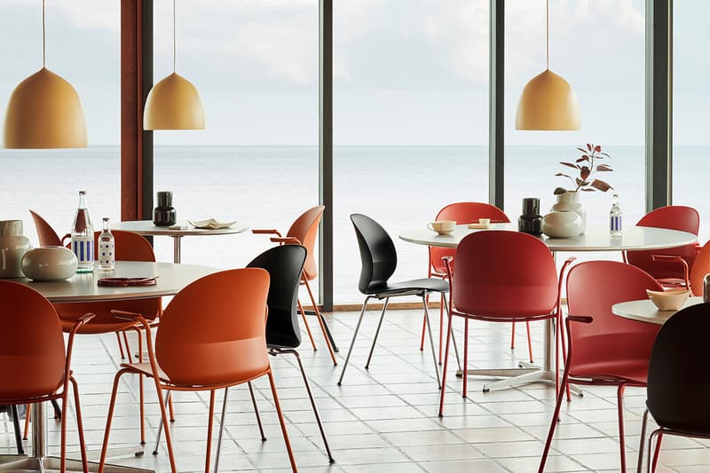 Fritz Hansen nendo Release Minimal Recycled Plastic Chair Oki Sato Info Japanese Danish Furniture Collaboration