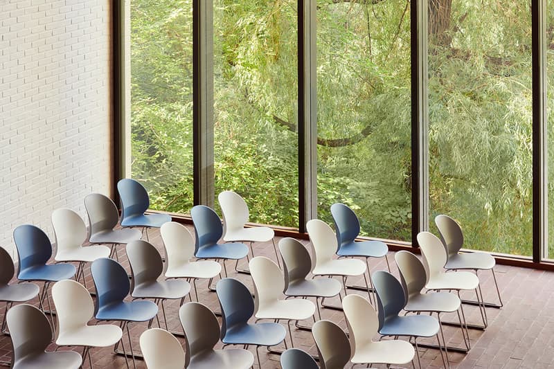 Fritz Hansen nendo Release Minimal Recycled Plastic Chair Oki Sato Info Japanese Danish Furniture Collaboration