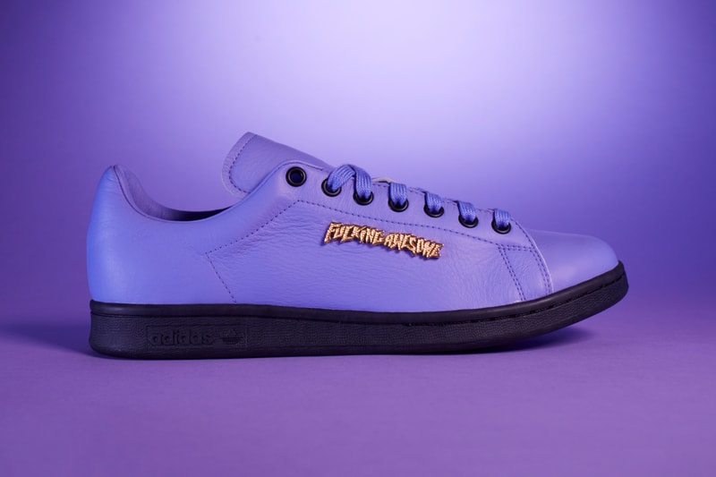 Fucking Awesome x adidas Originals Stan Smith Collaboration Footwear Kicks Sneaker Release Information First Look Orange Leather Black Sole Unit Metallic Branding Jason Dill Skateboarding Three Stripes