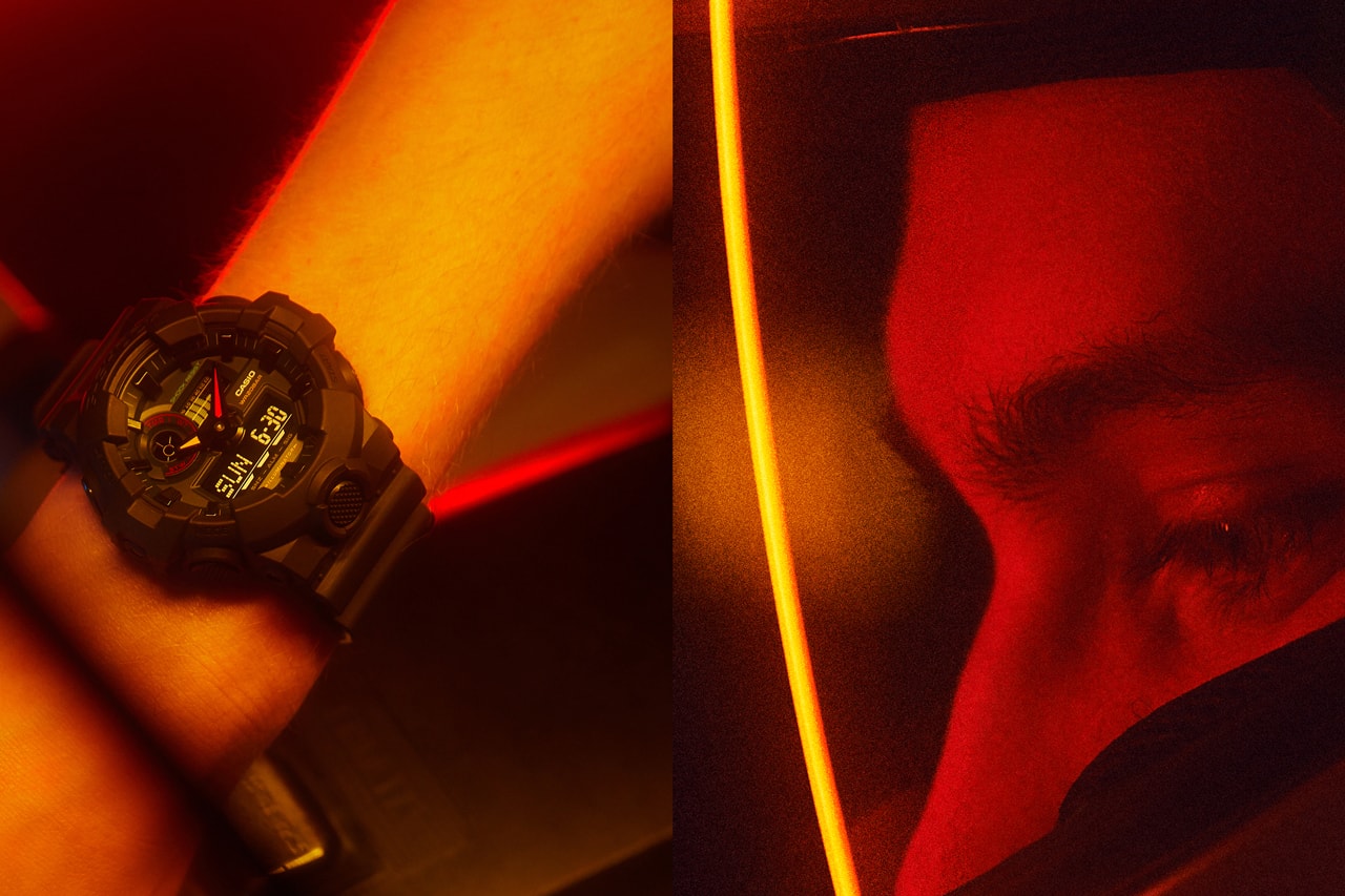 GSHOCK Introduces the "Neo Tokyo" Watch Series akira movie japan GA140 GA700 shock resitance 200M Water Stopwatch Countdown Timer 12/24 Hr Time Formats yellow red and blue bezels