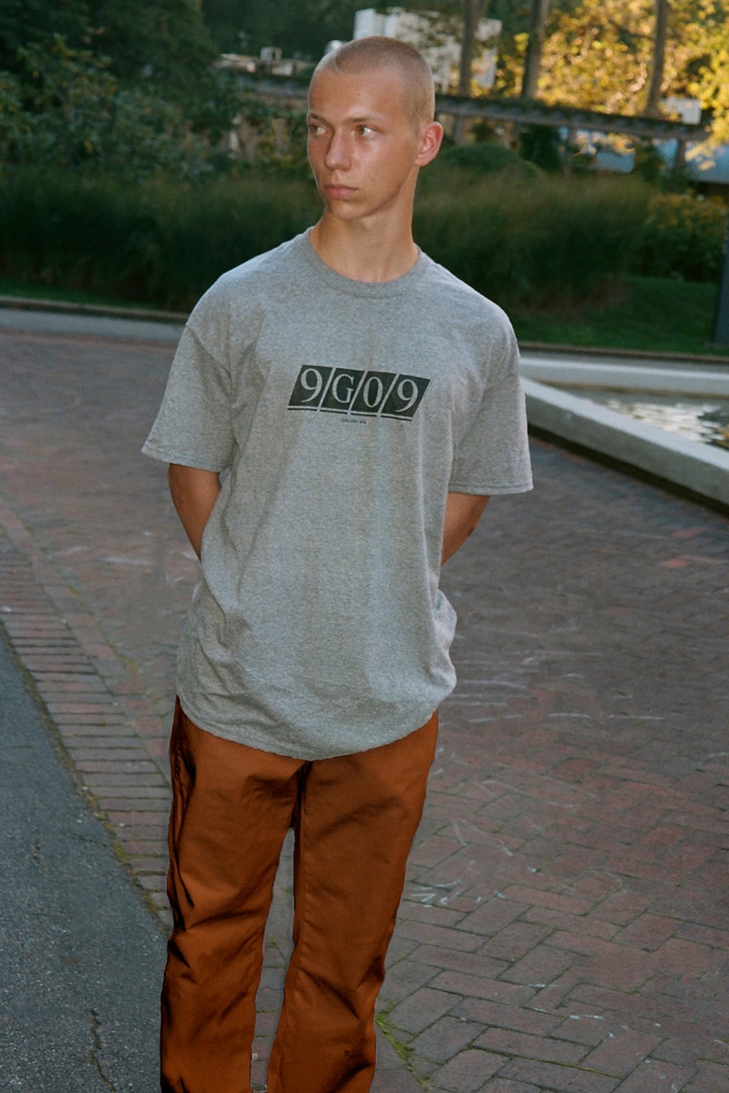 Gallery 909 Fall/Winter 2019 Collection Coats Vests Pants Burgundy Orange Green Black Blue White Crewnecks T-shirts Lambskin Leather Silk Suede Corduroy