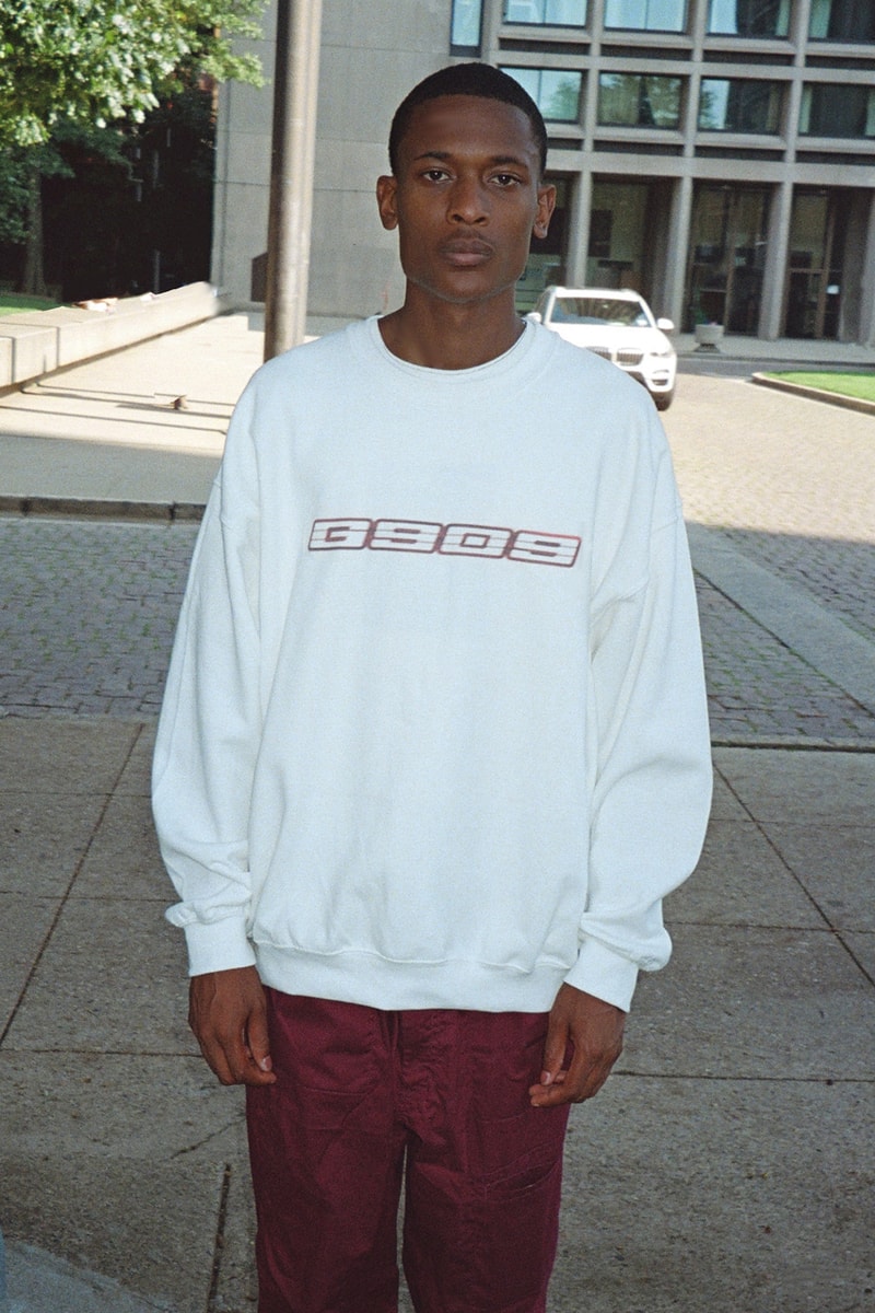 Gallery 909 Fall/Winter 2019 Collection Coats Vests Pants Burgundy Orange Green Black Blue White Crewnecks T-shirts Lambskin Leather Silk Suede Corduroy