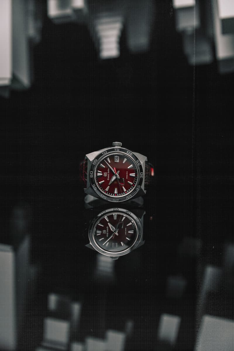 Grand Seiko Drops Watch for Godzilla's Anniversary wako store black red dial shark strap sport 65th 20th years celebrates spring drive japan watchtower lizard black