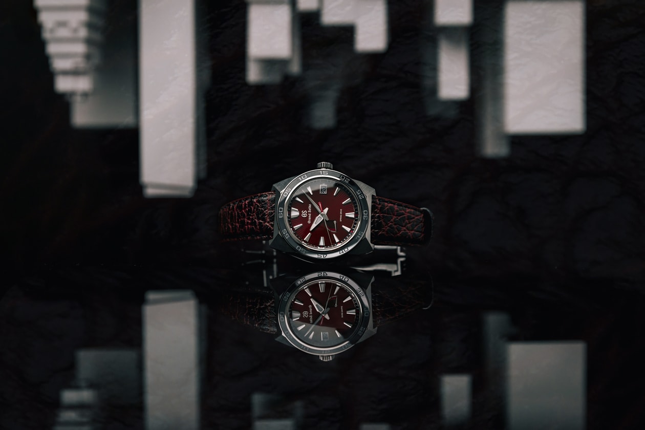 Grand Seiko Drops Watch for Godzilla's Anniversary wako store black red dial shark strap sport 65th 20th years celebrates spring drive japan watchtower lizard black 