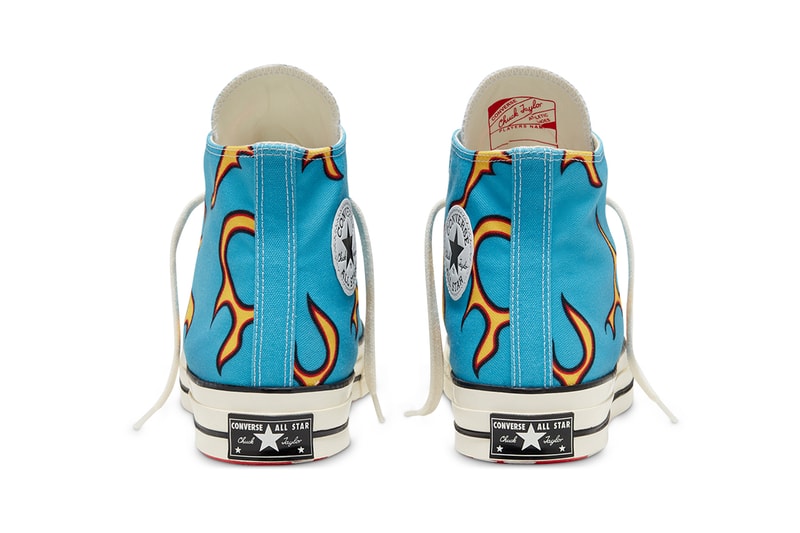 golf wang golf le fleur converse chuck 70 flames sneaker release tyler the creator blue colorway 