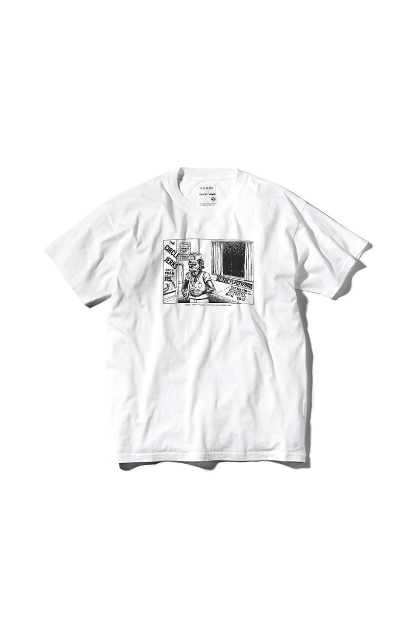 Goodhood x Teejerker x Image Club LTD Capsule Collection Collaboration T-Shirts Special Project Release Information Keith Morris Exhibition Vintage Band Tees Raymond Pettibon 