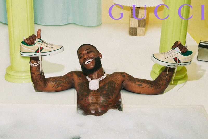 Gucci Mane Gucci Cruise Collaboration collection Album Cover Announcement woptober 2 alessandro michele october 17 release date 